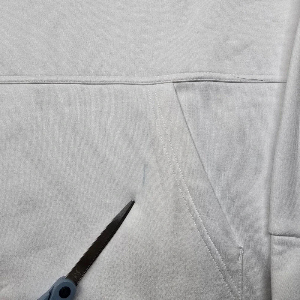 Nike Therma Training Hoodie Mens Large White Sweatshirt‎ Graphic MARKS NEW